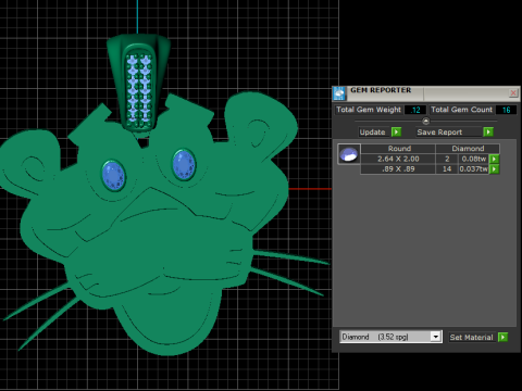 LION GOLD PENDANT 3D PRINTABLE MODEL 3D Print Model