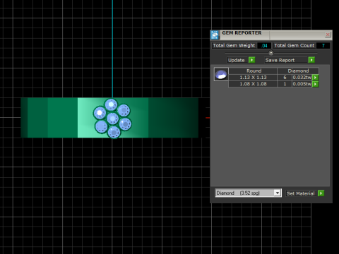 Facet Ring PENDANT 3D PRINTABLE MODEL Modèles 3D en vedette