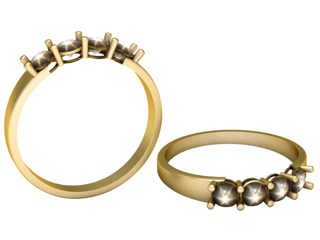 Ring model 3D printable 3D Print Model .c4d .max .obj .3ds .fbx .stl .blend