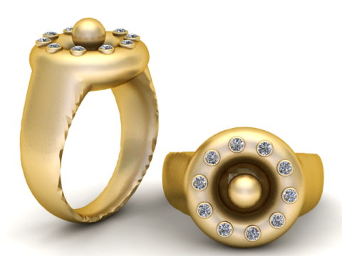 BEST GOLD DESIGN PENDANT 3D PRINTABLE MODEL 3D Baskı Modeli