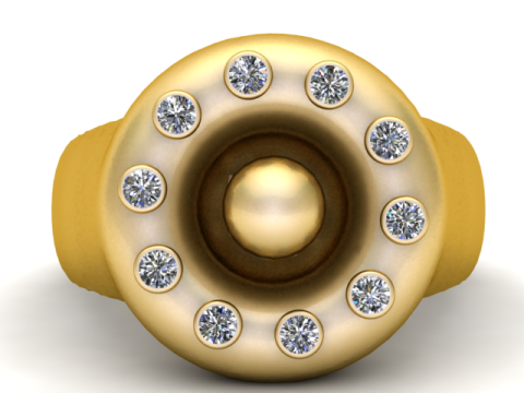 BEST GOLD DESIGN PENDANT 3D PRINTABLE MODEL 3D Print Model