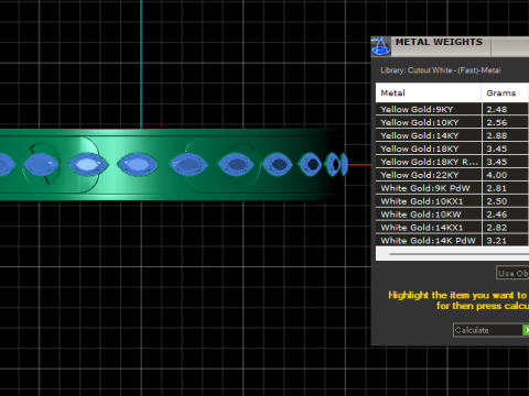 Locking gold bracelet PENDANT 3D PRINTABLE MODEL 3D-printmodel