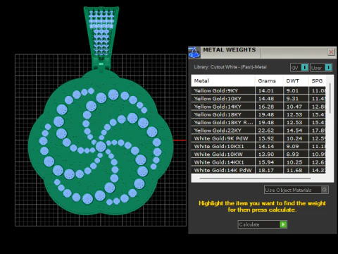Pendant with diamonds PENDANT 3D PRINTABLE MODEL 3D Print Model