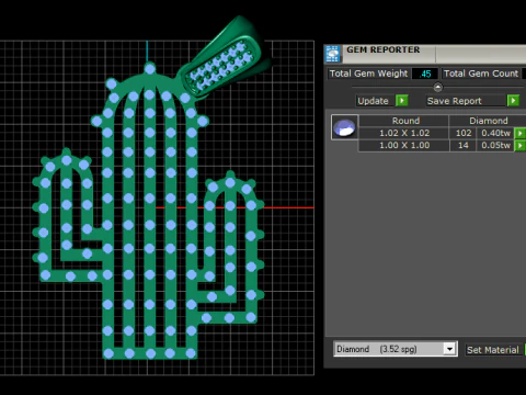 Eulinviak Cactus Pendant Necklace 3d printable model 3D Print Model