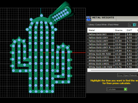 Eulinviak Cactus Pendant Necklace 3d printable model 3D Print Model