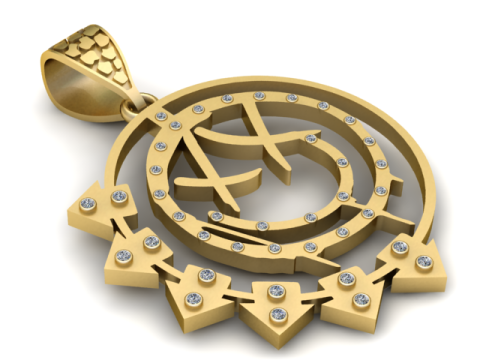 Buy Yellow Gold Necklaces Pendants for Women by VALANOVA Online Ajiocom Out of stock 3D Print Model