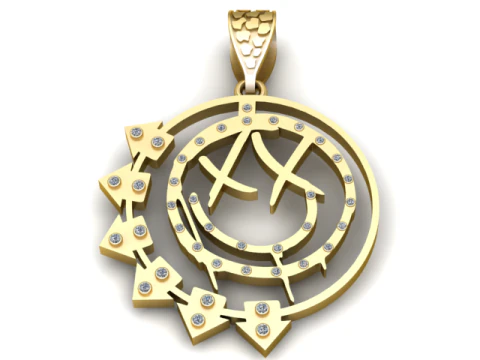 Buy Yellow Gold Necklaces Pendants for Women by VALANOVA Online Ajiocom Out of stock 3D Print Model