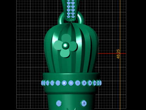 HOPE ALPHABET PENDANT 3D PRINTABLE MODEL 3D pendant Modelo de impresión 3D