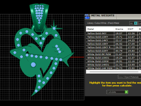 FANCY RUBY PENDANT 3D PRINTABLE MDDEL 3D printable pendant 3D Print Model