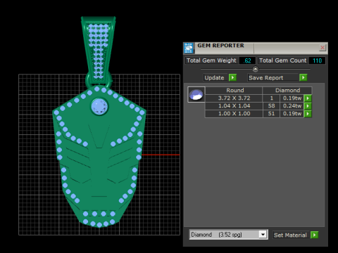 Leopard Face Pendant 3D 프린트 모델