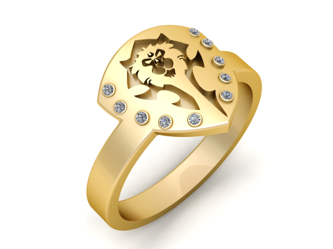 Buy Pamela Diamond Wedding Ring For Her pendant 3D-Druckmodell
