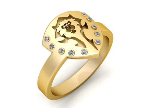 Buy Pamela Diamond Wedding Ring For Her pendant 3D Print Model