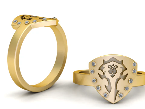 Buy Pamela Diamond Wedding Ring For Her pendant 3D Print Model