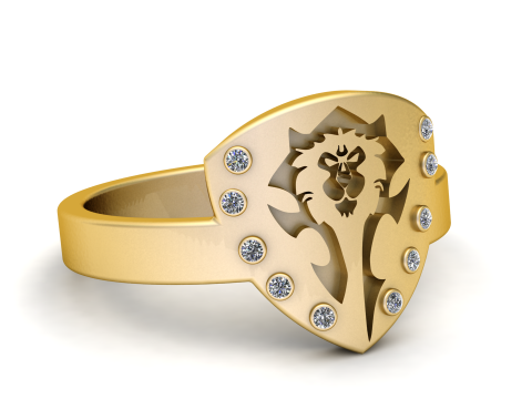Buy Pamela Diamond Wedding Ring For Her pendant 3D-Druckmodell