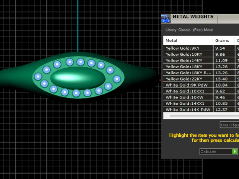 Clair Obscur Ring Oval PENDANT 3D Print Model