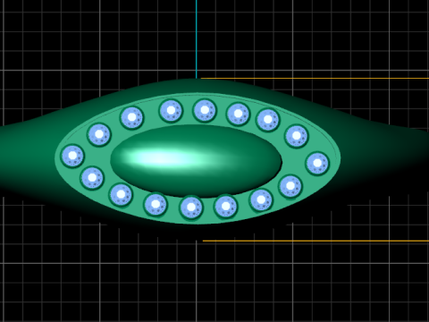 Clair Obscur Ring Oval PENDANT Modelo de impresión 3D
