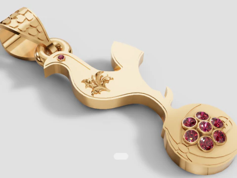 Buy Gold Necklaces Pendants 3D Print Model