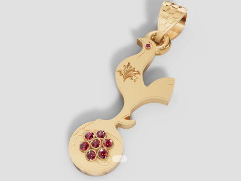 Buy Gold Necklaces Pendants 3D Print Model