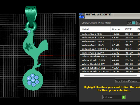 Buy Gold Necklaces Pendants 3D Print Model