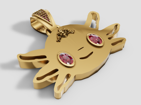 All Girls Jewelry Charms PENDANT 3D Print Model