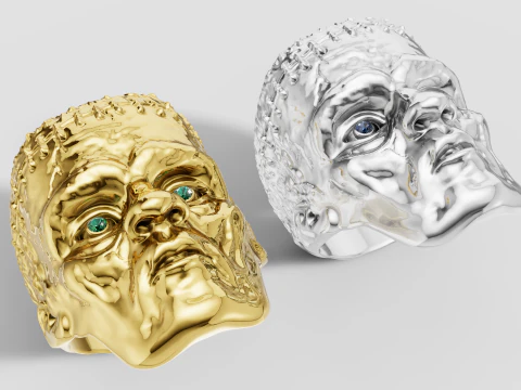 Sklet ring 3D printable PENDANT 3D Print Model