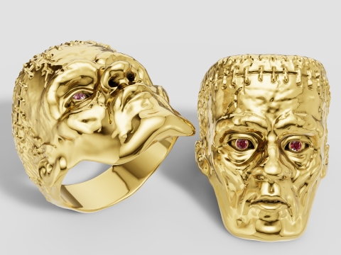 Sklet ring 3D printable PENDANT 3D-Druckmodell