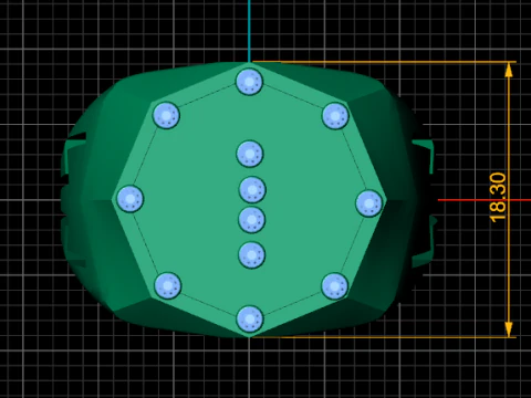 Buy Emerald Antoine Constantin Collection Personalised PENDANT 3D Print Model