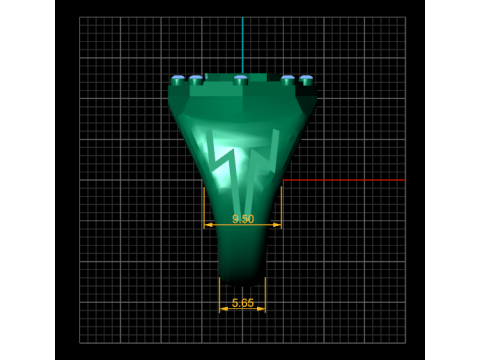 Buy Emerald Antoine Constantin Collection Personalised PENDANT 3D Print Model