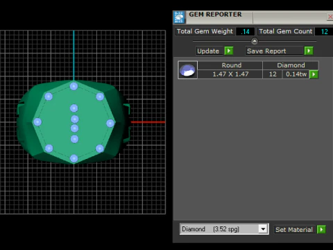 Buy Emerald Antoine Constantin Collection Personalised PENDANT 3D Print Model