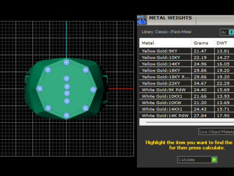 Buy Emerald Antoine Constantin Collection Personalised PENDANT 3D Print Model