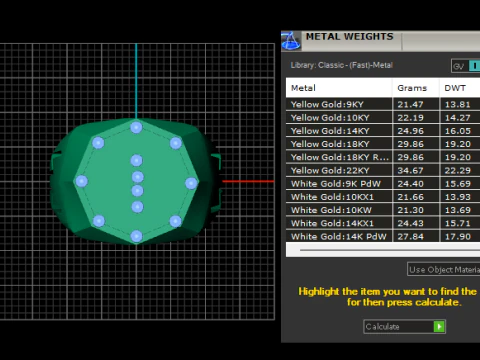 Buy Emerald Antoine Constantin Collection Personalised PENDANT 3D Print Model