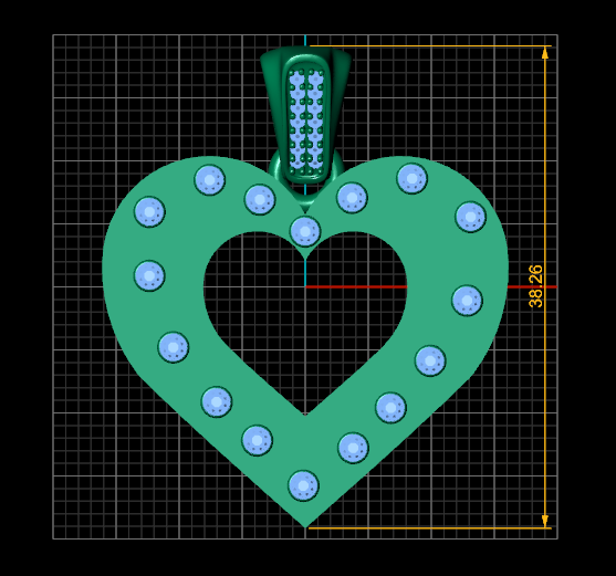 Lab-Grown Diamond Heart Necklace PANDANT Modelo de impresión 3D .c4d .max .obj .3ds .fbx .stl .blend 