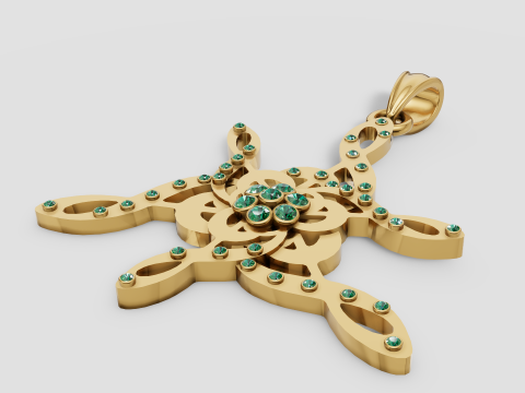 Earth Pendant Beyond By Takayas PENDANT Modèles 3D en vedette