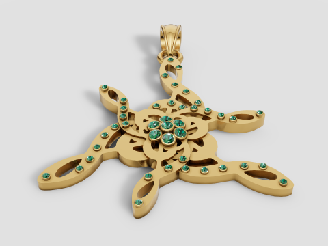 Earth Pendant Beyond By Takayas PENDANT Modèles 3D en vedette