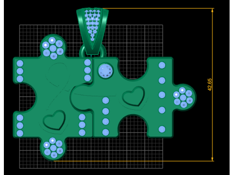 Gallery HV Creative Jewellery PENDANT 3D Print Model