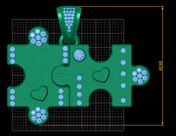 Gallery HV Creative Jewellery PENDANT 3D 프린트 모델 .c4d .max .obj .3ds .fbx .stl .blend