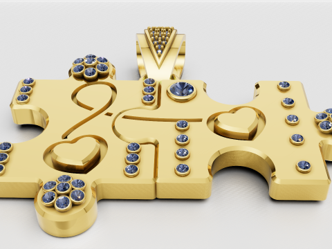 Gallery HV Creative Jewellery PENDANT 3D 프린트 모델