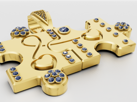 Gallery HV Creative Jewellery PENDANT 3D 프린트 모델