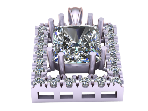 Gaia W Welded Halo Necklace pendant 3D प्रिंट मॉडल