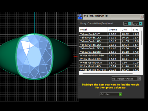 Ruby Gemstone Oval Ring pendant 3D Print Model