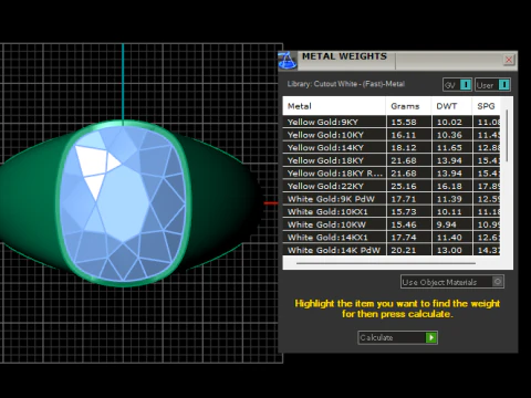 Ruby Gemstone Oval Ring pendant 3D Print Model
