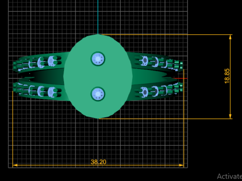 Red Stone Graduation Ring pendant 3D Принт Модель