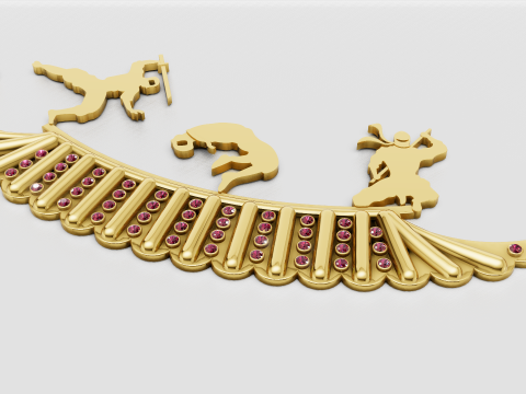 Buy Joyalukkas 22k Yellow Gold pendant 3D Print Model