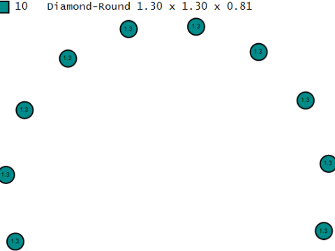 ゴールドペンダント 3Dプリントモデル