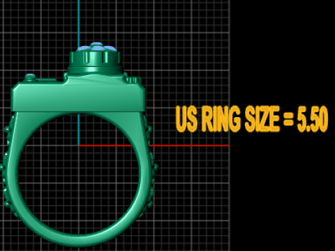Camera Clock Pendant Modèles 3D en vedette