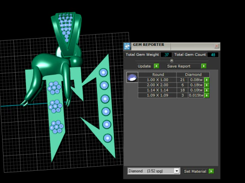 Bold designer pendant 3D Print Model