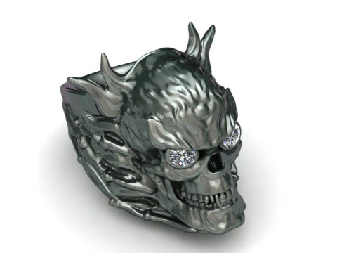 Skull gold pendent 3D Print Model