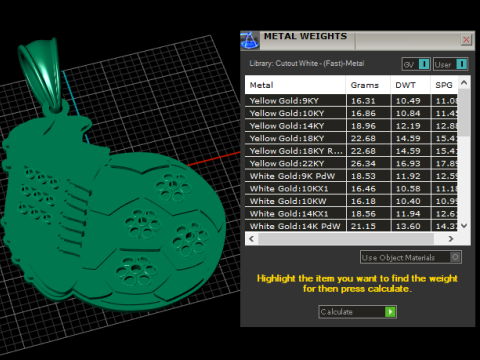 Football pendent 3D-Druckmodell