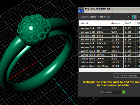 Rose gold diamond ring 3Dプリントモデル