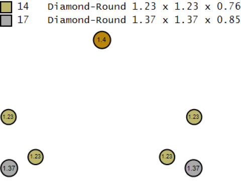 Gold diamond pendant Modèles 3D en vedette